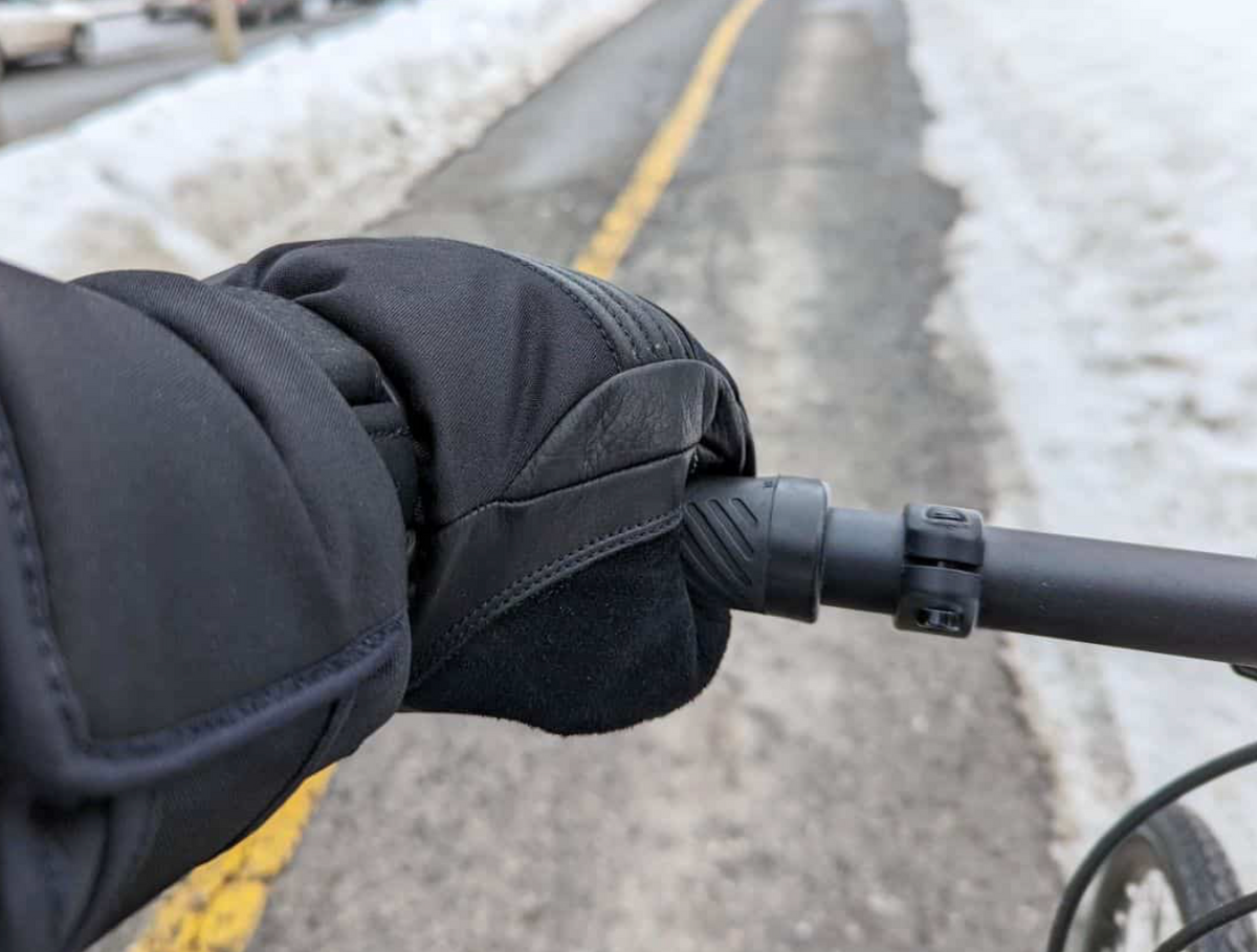 Heated winter discount cycling gloves