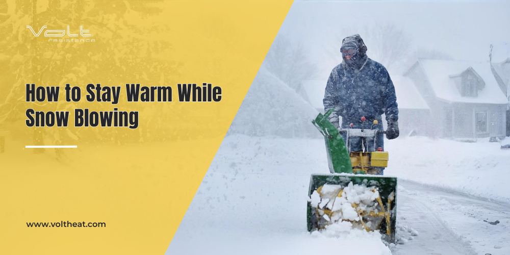How to Stay Warm While Snow Blowing