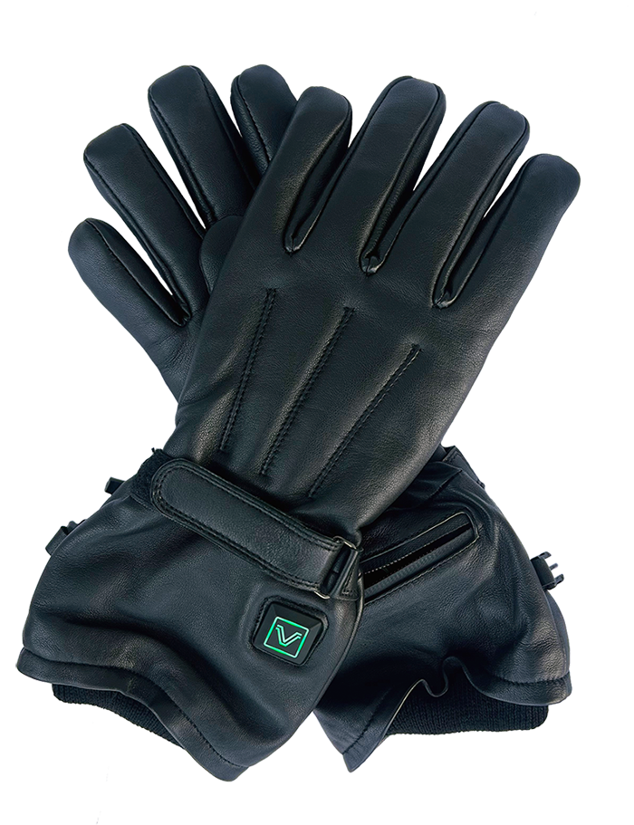 Urban Leather Dress Heated Gloves 🚴 🦮 ❄️ 🥾