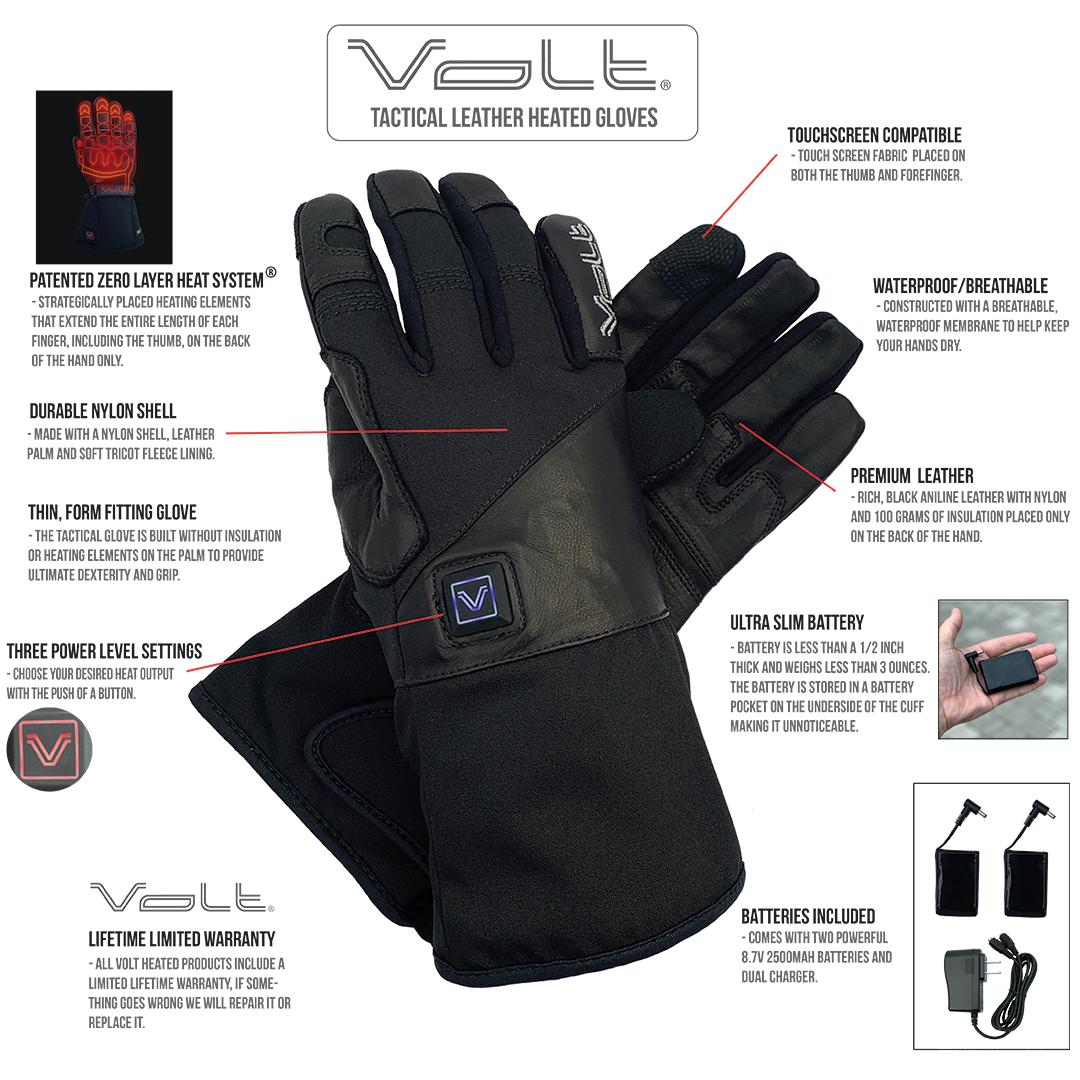 Warm & Safe 12v Heated Glove Liners