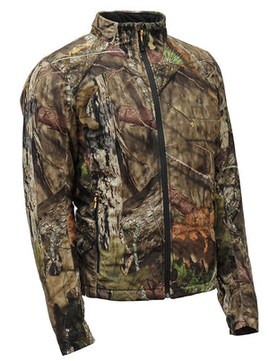 Mossy Oak Country Heated Jacket by Volt. 7V Rechargeable battery heat system keeps your core warm.