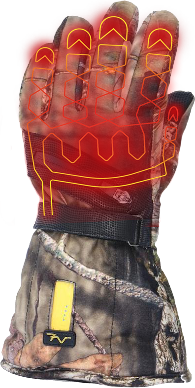 Volt Camo Heated Gloves infrared