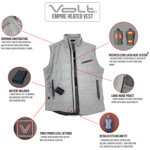 EMPIRE 5v Heated Vest by Volt