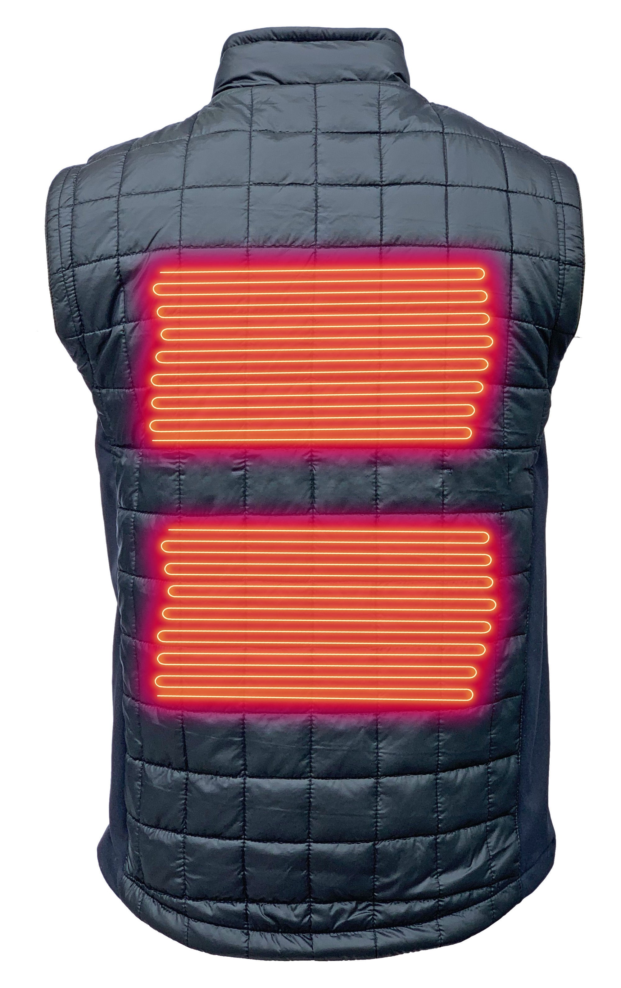 Heats the upper and lower back