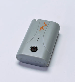 7V Rechargeable battery for the best heated clothing from Volt top view angled