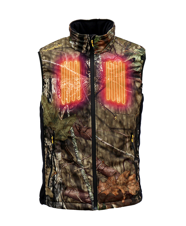 Heats both sides of the Chest