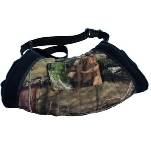 Rechargeable Battery Heated handwarmer in Mossy Oak Country to help keep your hands warm