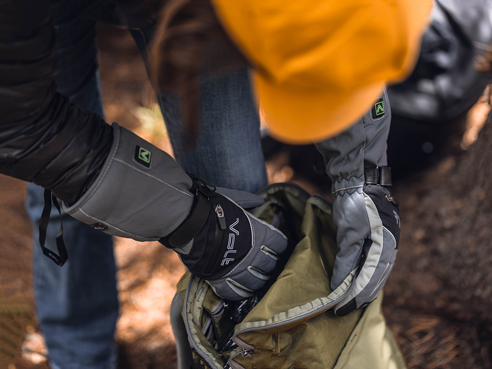 volt rechargeable battery heated warming gloves women's impulse x hiking
