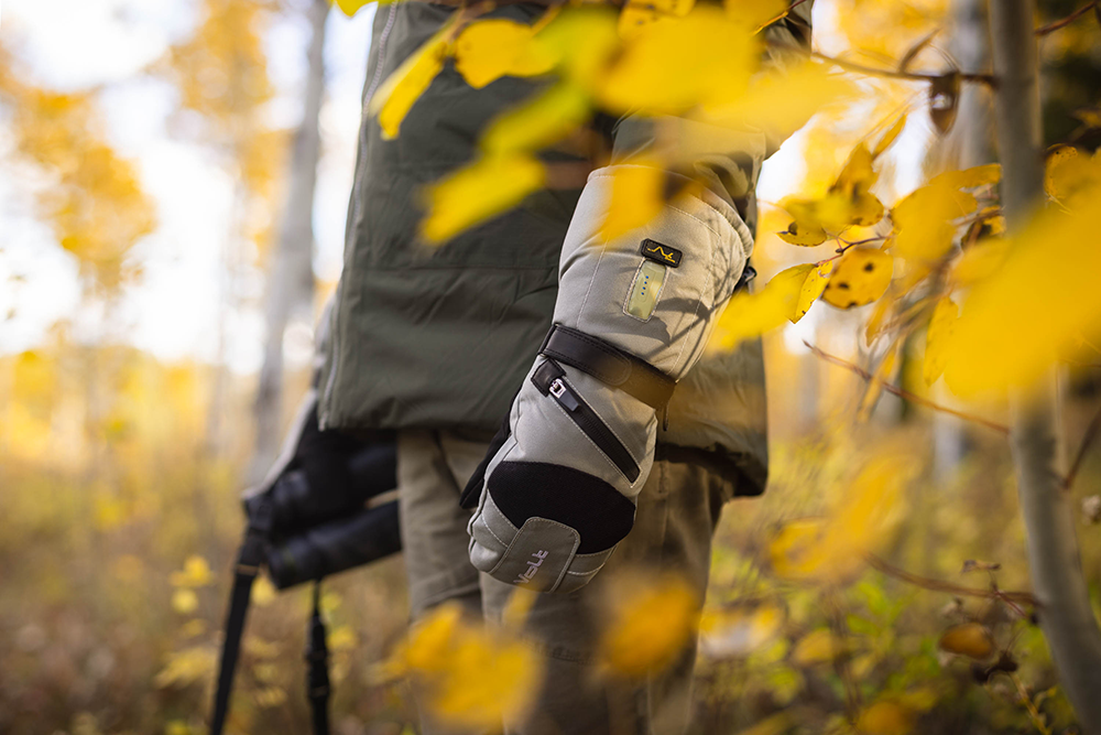 volt rechargeable battery heated warming mittens for hiking and bird watching