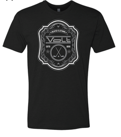 Volt Heat Logo Gear Black Golf Shirt