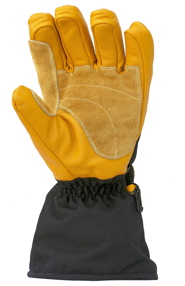 C Street Standard Leather Palm Large Work Gloves