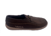 slip on heated rechargeable cabin slippers from Volt brown side view