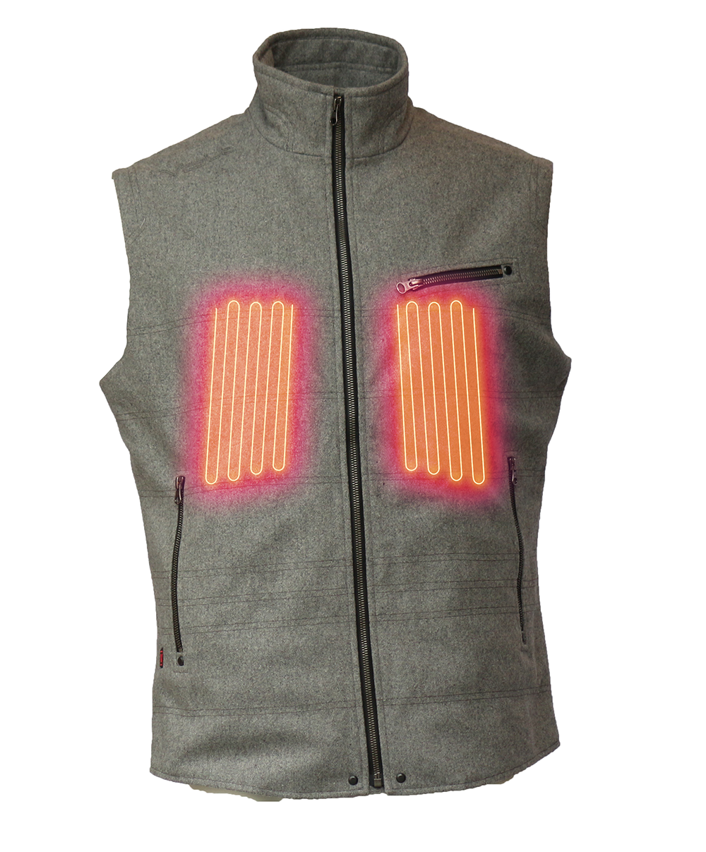 Heats both sides of the Chest