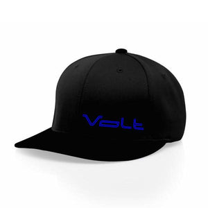 Hats - All Black Hat With Blue Volt Logo
