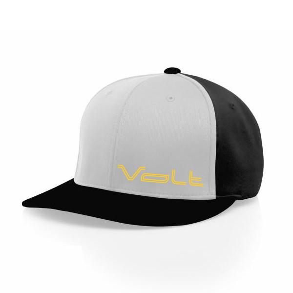 Hats - Black Hat With Grey Front & Yellow Volt Logo