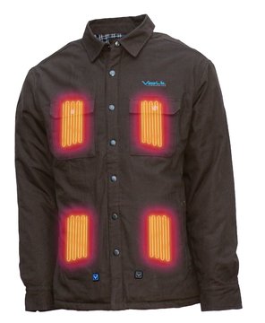 OUTFITTER 5v Heated Jacket By Volt heats in 8 different zones