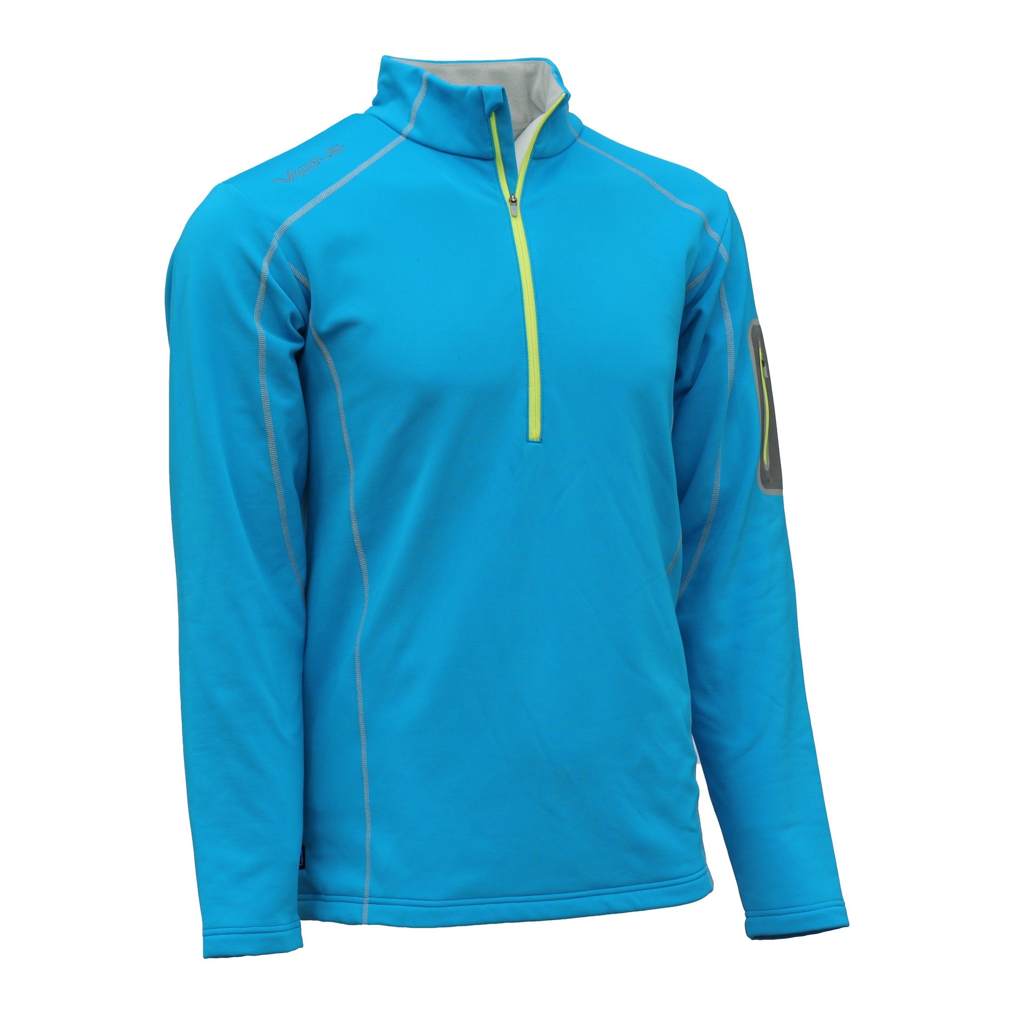 Jackets - THZ Men 5V Heated Thermal Half-Zip Pullover