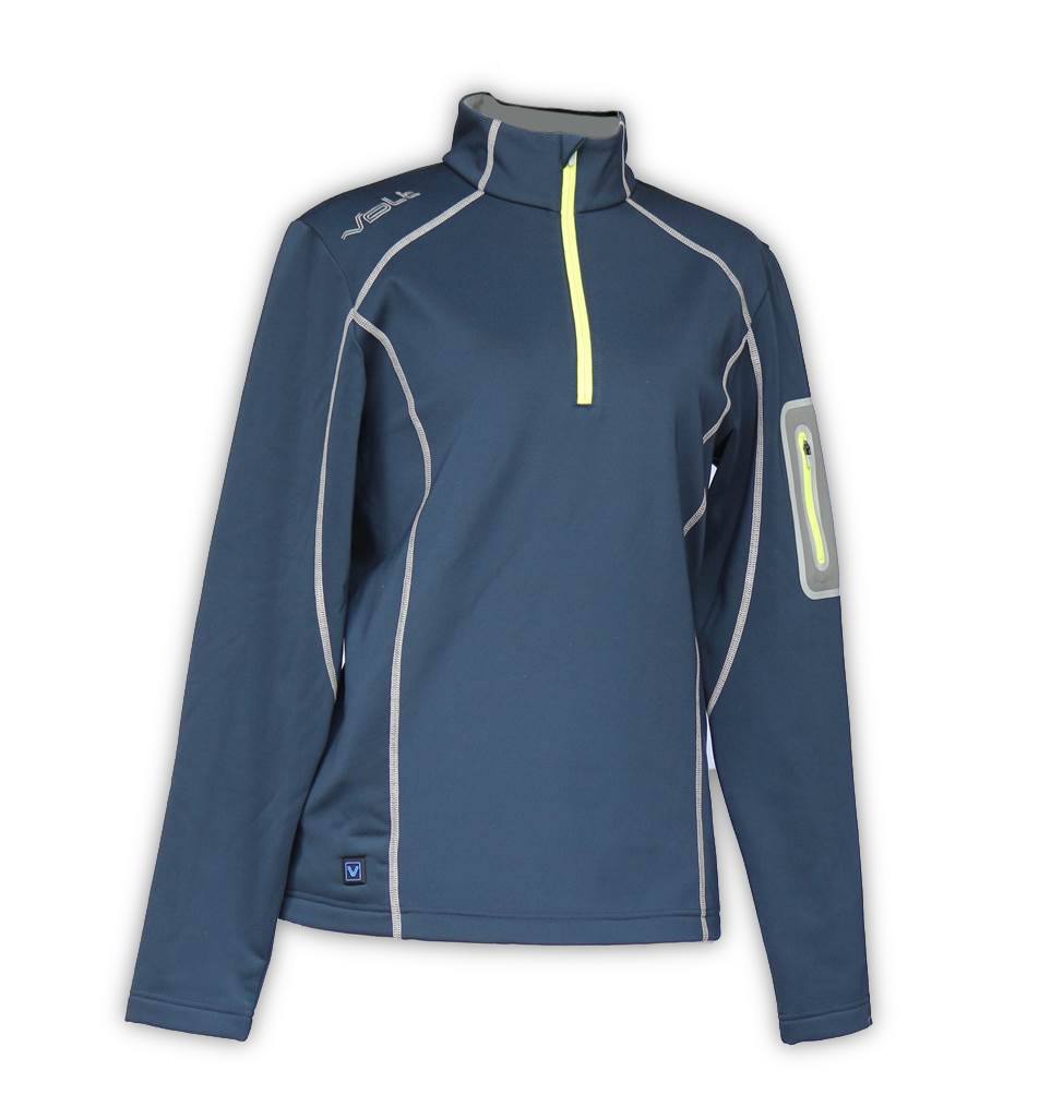 Jackets - THZ Women 5V Heated Thermal Half-Zip Pullover