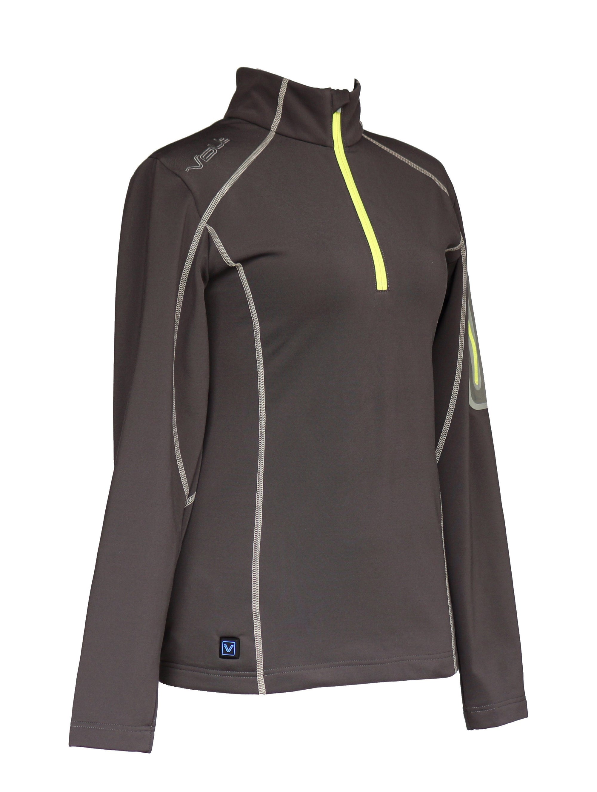 Jackets - THZ Women 5V Heated Thermal Half-Zip Pullover