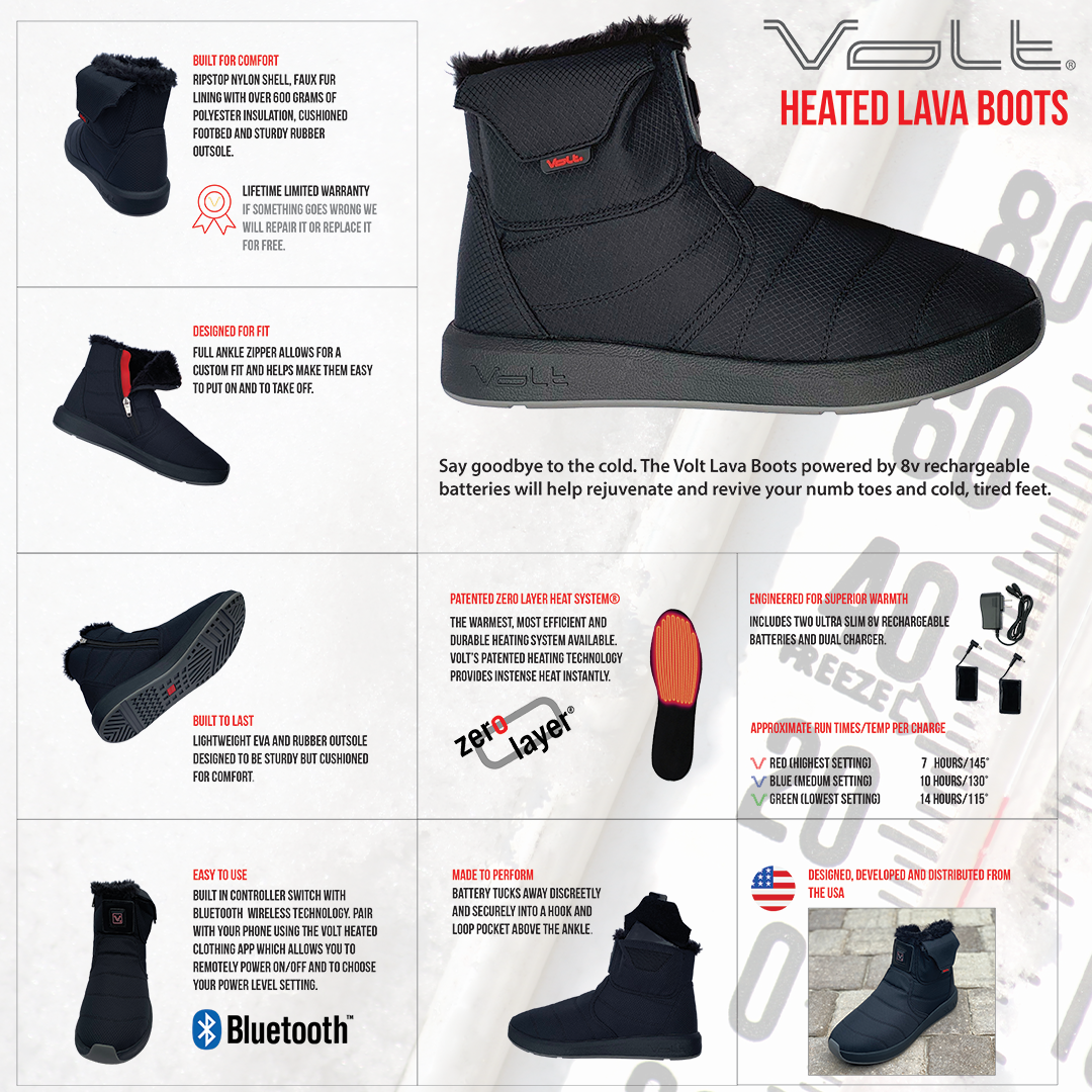 Heated shoes boots online