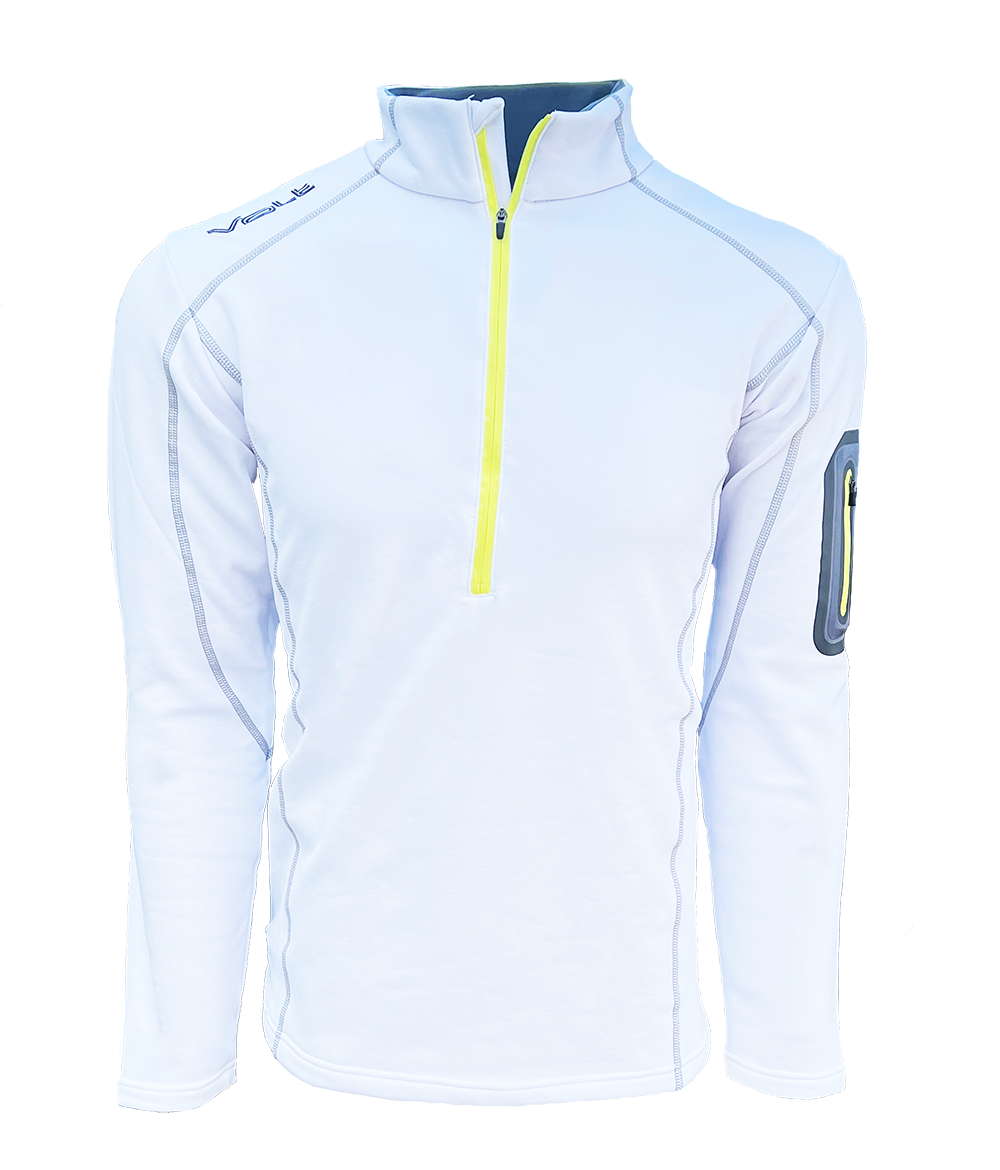 heated electric pullover jacket quarter zip to stay warm