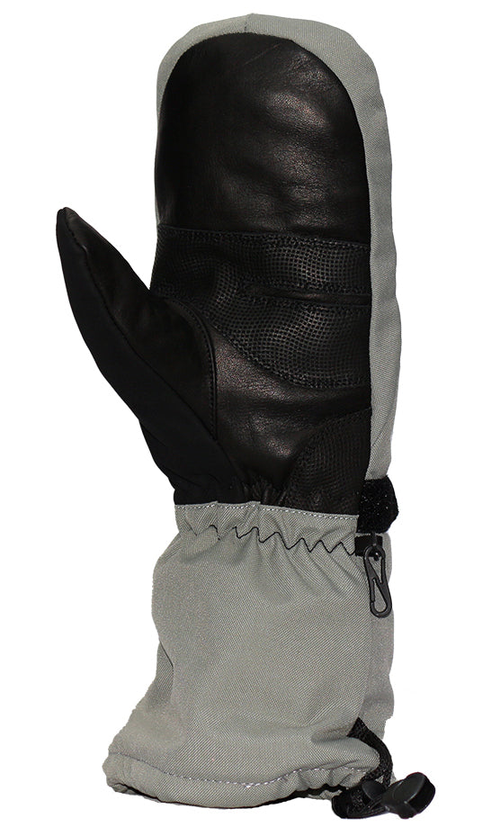 Leather palm for great feel 